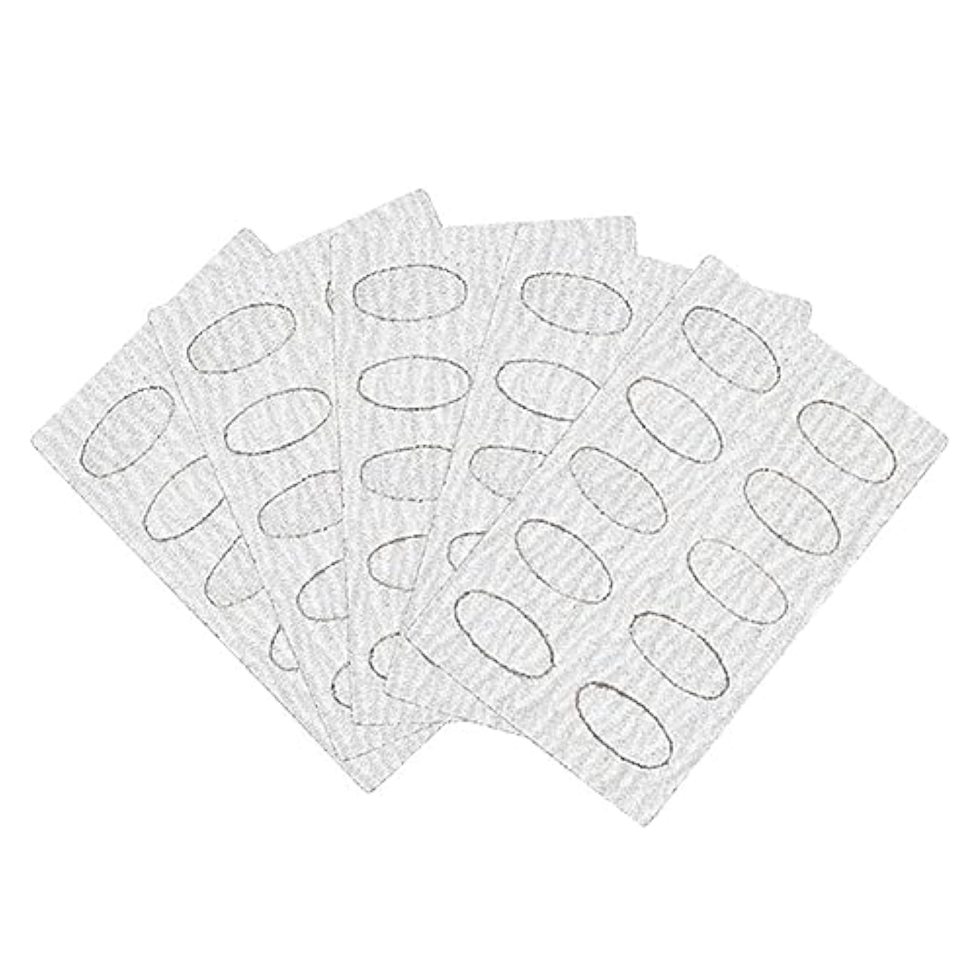 2X50Pcs Nail Pusher Replace Sanding Paper for Manicure Pedicure