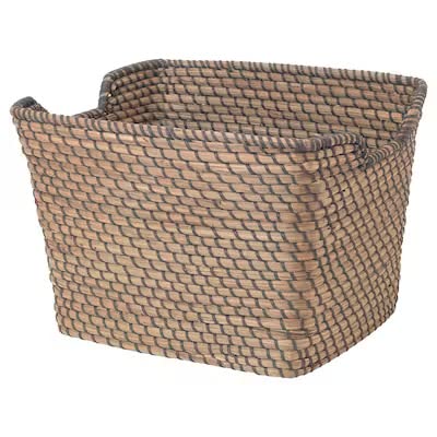 Ikea ASUNDEN Basket, dark grey 30x36x25 cm