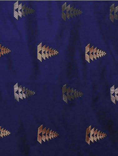 Image of Flosive Women's Dark Color Kanjivaram Silk Saree With Weaving Work