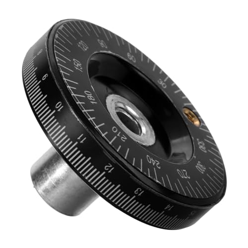 STOBAZA Hand Cranking Wheel for Lathe Iron Bakelite Round Hand Wheel for Milling Ergonomic Design