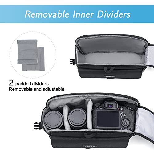 Bolso cámara MOSISO tipo bandolera con funda impermeable miniatura 2