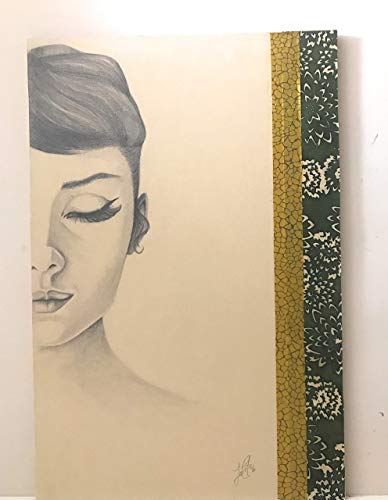 CUADRO Audrey Hepburn 1 pintado a mano