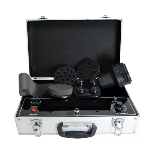 Appareil de massage manuel vibrant pour le corps - Machine à brûler les graisses à vibration G5 - Boîte de rangement portable - 5 têtes de massage - Pour les mères post-partum - Personnes Appareil de massage manuel vibrant pour le corps - Machine à brûler les graisses à vibration G5 - Boîte de rangement portable - 5 têtes de massage - Pour les mères post-partum - Personnes