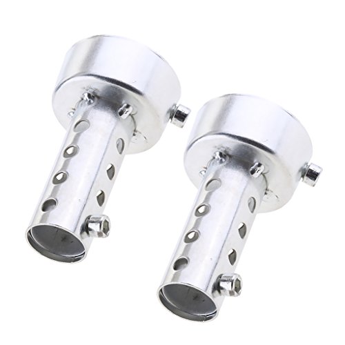 Sharplace 2 Pcs DB killer Accessoires Moto Tuyau Silencieux d'Échappement Universel - 48mm