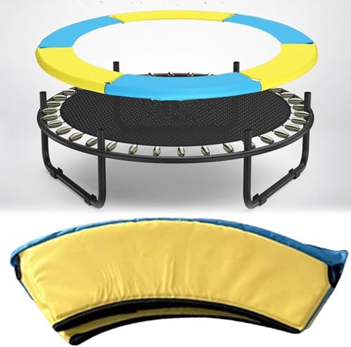 Trampoline Pad, 4FT 5FT Trampoline Spring Cover Multicolor Safety Pad Children's Surround Spring Foam Cover Waterproof Tear-Resistant Trampoline Accessories for Outdoor (5FT)