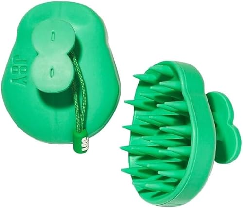 JOOY Scalp Energizing Brush Handheld Soft Silicone Scalp Scrubber for Hair Growth