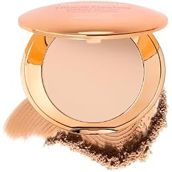 MCoBeauty Miracle Flawless Pressed Powder - 1 Light | Compact, Soft Focus Blurring, Finishing & Setting Makeup, Hydrating, Vegan & Cruelty Free