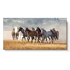 Rustic horses wall art