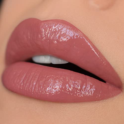 GIVE THEM LALA Lip Gloss - TRIPPIN High Shine Tinted Lip Gloss - Full Coverage Pigmented Lip Makeup for Women - Lightweight, Long Lasting Lip Color - Non-Sticky Lip Glosses - Cruelty-Free