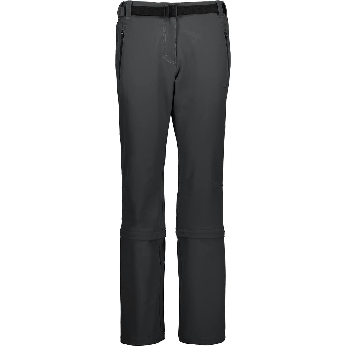 CMP - Woman Long Pant Zip Off, Anthracite, C18
