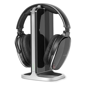 Daysnew DB100 Funkkopfhörer Kabellos Schwarz mit Ladestation