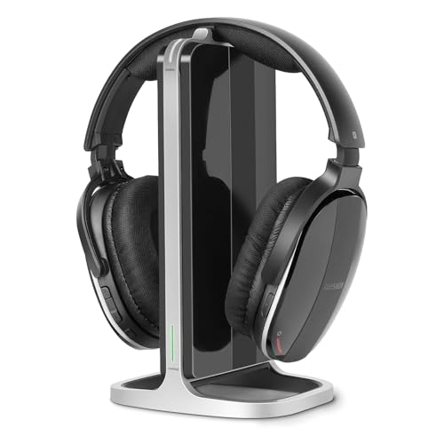 Daysnew Funkkopfhörer Kabellos für TV – TV Kopfhörer Kabellos mit Ladestation & RF-Sender,...