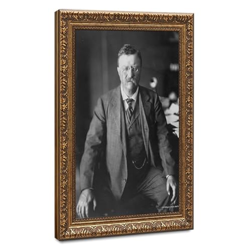 Poster Theodore Roosevelt pour sublimer un bureau avec un cadre en toile vintage