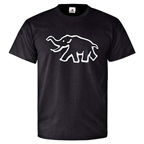 T-shirt Panzer Battalion noir en taille 3XL pour passionnés de chars