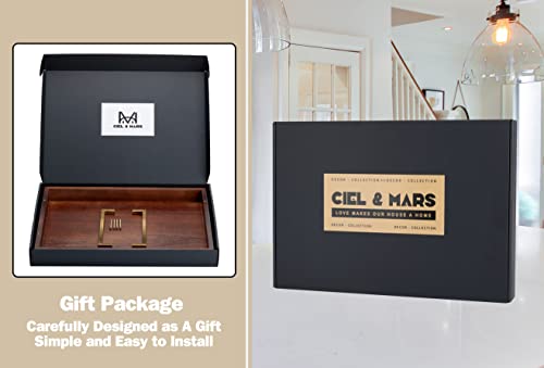 Wooden Serving Decorative Tray Home Decor With Handles Farmhouse Rustic Mordern Serving Tray For Ottoman Decoration Centerpiece For Coffee Table Wood Tray Living Room Decor Housewarming #TOP5