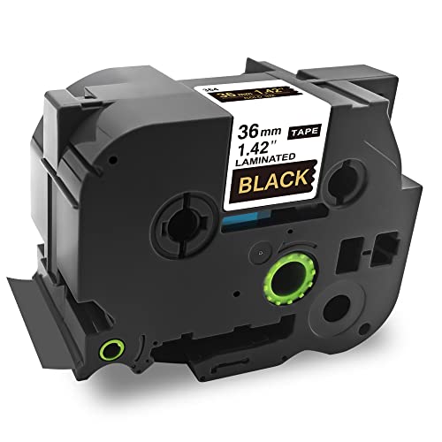 HeeMee Tze�e�[�v �݊��i �u���U�[�p 36mm���yTze-364�E���n�������E�P�i�z8m�� �s�[�^�b�`�e�[�v P-touch ���~�l�[�g�e�[�v �h�� ���S�� �����O�V�[�� �����p�i�iTze-364�E1�j