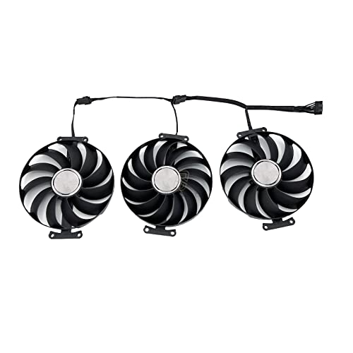 Grafikkarte GPU Lüfter für ASUS ROG Strix OC GeForce RTX 3060 Ti V2, 3070/3080 Ti, RX 6900 XT 6700XT 6800 | 95mm, T129215SU, CF1010U12S