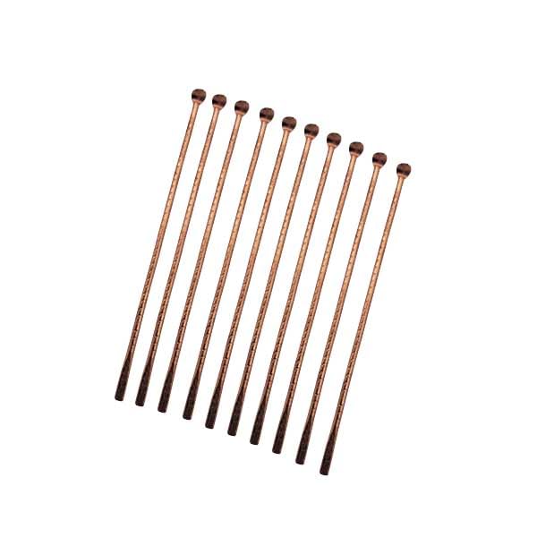 Lookat Nice 10 Pieces/Set Copper Ear Pick Wax Cleaner Scoop Spoon Tool Ear pick Remover Earwax Removal Reusable Brass Earwax Removal Tools for Optimal Ear Care pack of 10-image-25