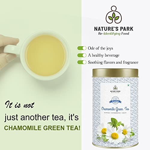 Image of NATURE'S PARK CHAMOMILE GREEN TEA, 100 Gms