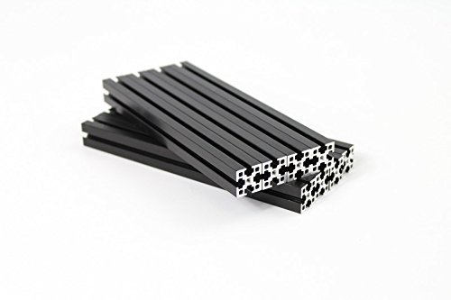 MakerBeam XL Black Anodized Beams 150x15x15mm (103150) 4 Pieces x 2