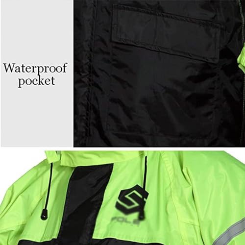 Poncho impermeable unisex para lluvia y ciclismo L miniatura 6