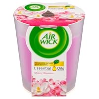 Air Wick Essential Oils Candle, Cherry Blossom, 105g