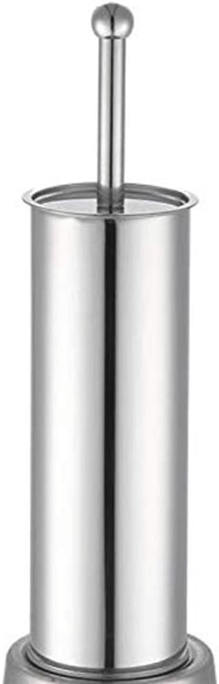 Toilet Brush and Holder,Rust-Resistant and Stainless Steel Round Bowl Cleaner Set for Bathroom