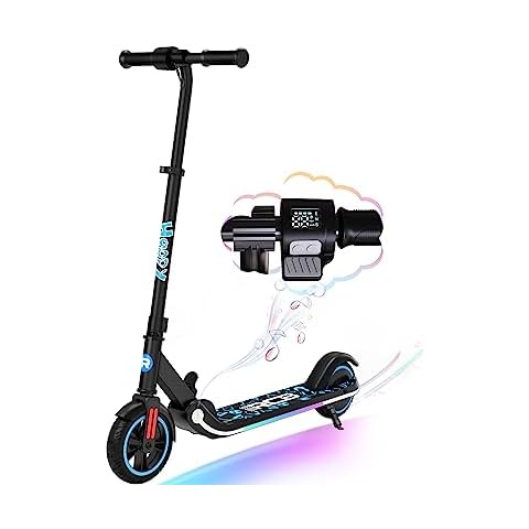 RCB Patinete Eléctrico Niños con Luces Neón Cover