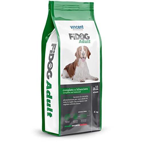 La zappa Crocchette Vincent per cani attivi Fidog Adult a base di carne, verdure e cerali (20 kg)