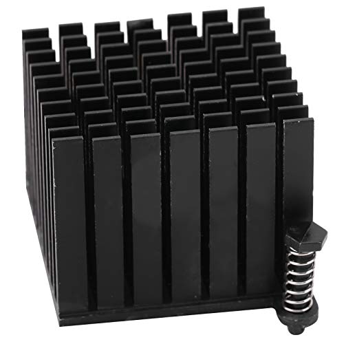 Qukaim Heatsinkfor Mainboard - Juego de 10 disipadores de calor de aluminio para tubo de vacío de CPU de placa base, disipador de calor de gestión térmica, solución de refrigeración eficiente