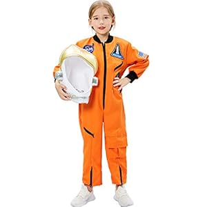 Tacobear Astronaut kostuum kinderen met astronaut helm space kostuum astronaut rollenspel voor kinderverjaardag carnaval Halloween cosplay kostuum