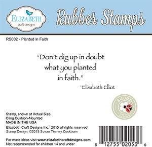 Elizabeth Craft DesignsStamps, Red, Medium