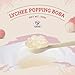 52USA Lychee Popping Boba (500g), Popping Pearls for Bubble Tea, Beverages, Sweets, Ice Cream, Shakes, Desserts & Smoothies Topping, 1.1 Pound (Pack of 1)