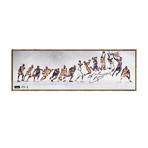 Poster Kobé Bryant Carrière hommage mythique sur toile géante pour salon