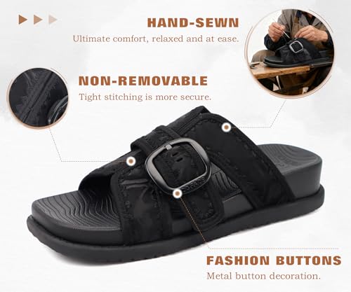 COFACE Womens Slide Sandals with Arch Support Review