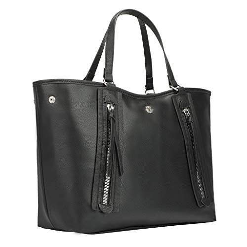 Bolsa Ana Hickmann Motorcycle Alexia Tote Feminino Preto