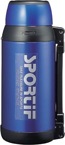 Peacock stainless steel bottle (wide-mouth type) Marie Blue 1.96L AXT-2000 (japan import)