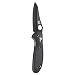 Benchmade - Mini Griptilian 555HG Knife, Sheepsfoot Blade, Plain Edge, Coated Finish, Black Handle
