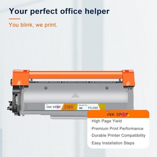 Image of Easy Refill Toner Cartridge TN 2365 for Brother TN-2365 Toner Cartridge for Brother HL-L2321D, L2520D, L2361DN, DCP-L2541DW, MFC-L2701DW (TN-2365 Easy Refill + Powder)