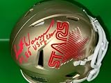 Scott Woerner Philadelphia Stars 1984, 85 Usfl Champs Signed Riddell Mini Helmet - Autographed NFL Mini Helmets