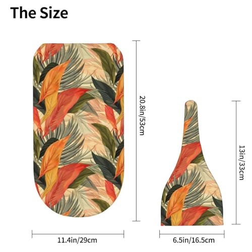 Image of Modern Desert Leaf Newborn Swaddle Blankets Hat Sets Soft Baby Receiving Blanket Swaddle Sack for Baby Shower Infant Boy Girl Gift