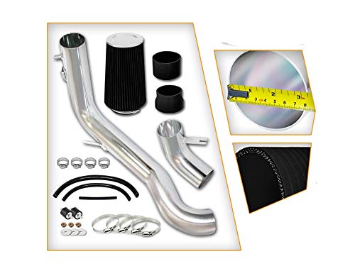 High Performance Parts Cold Air Intake Kit & Black Filter Combo Compatible for Honda 2008-2012 Accord V6 3.5L