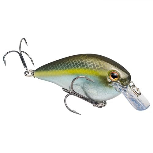 Strike King KVD 1.5 Squarebill Fishing Lure, Sexy Ghost Minnow