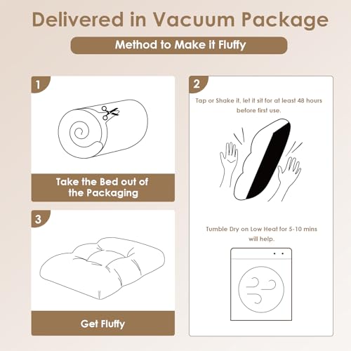 EHEYCIGA Flauschig Hundebett Grosse Hunde XXL, 120x90cm, Hundekissen Waschbar, Kuschelig rutschfest Hundematte mit Langem Plüsch, Rosa