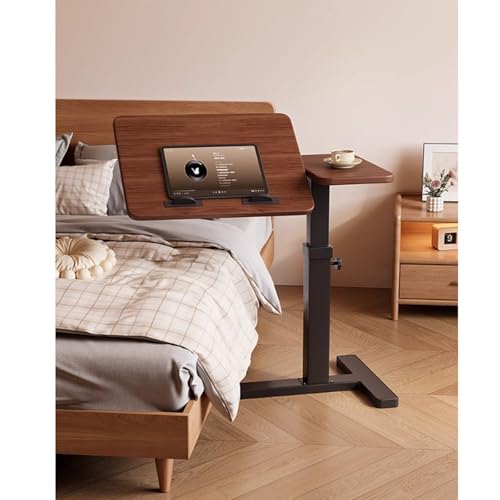 Table de lit inclinable réglable en hauteur bureau mobile 60x40