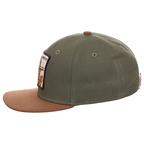 Marvel Youth Hero Character Adjustable Snapback Cap Dark Green/Brown #TOP4