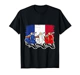 Vintage Scooter french Flag Retro