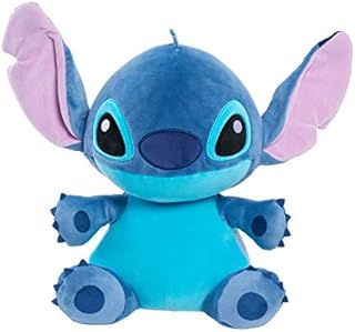 Disney Classics 14-inch Stitch, Comfort Weighted Plush, by Just Play