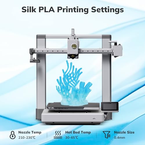 Image of AMOLEN PLA 3D Printer Filament, Clear PLA Filament 1.75mm Transparent Blue White, with Light Transmission Feature, Compatible with Most FDM Printer, PLA Transparent, 1KG /2.2lb