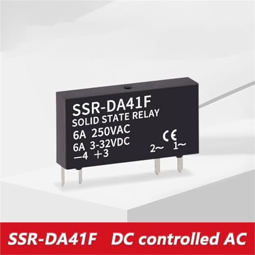 Relé de estado sólido SSR-41FDA 6A control CC CA para proyectos electrónicos de precisión 2